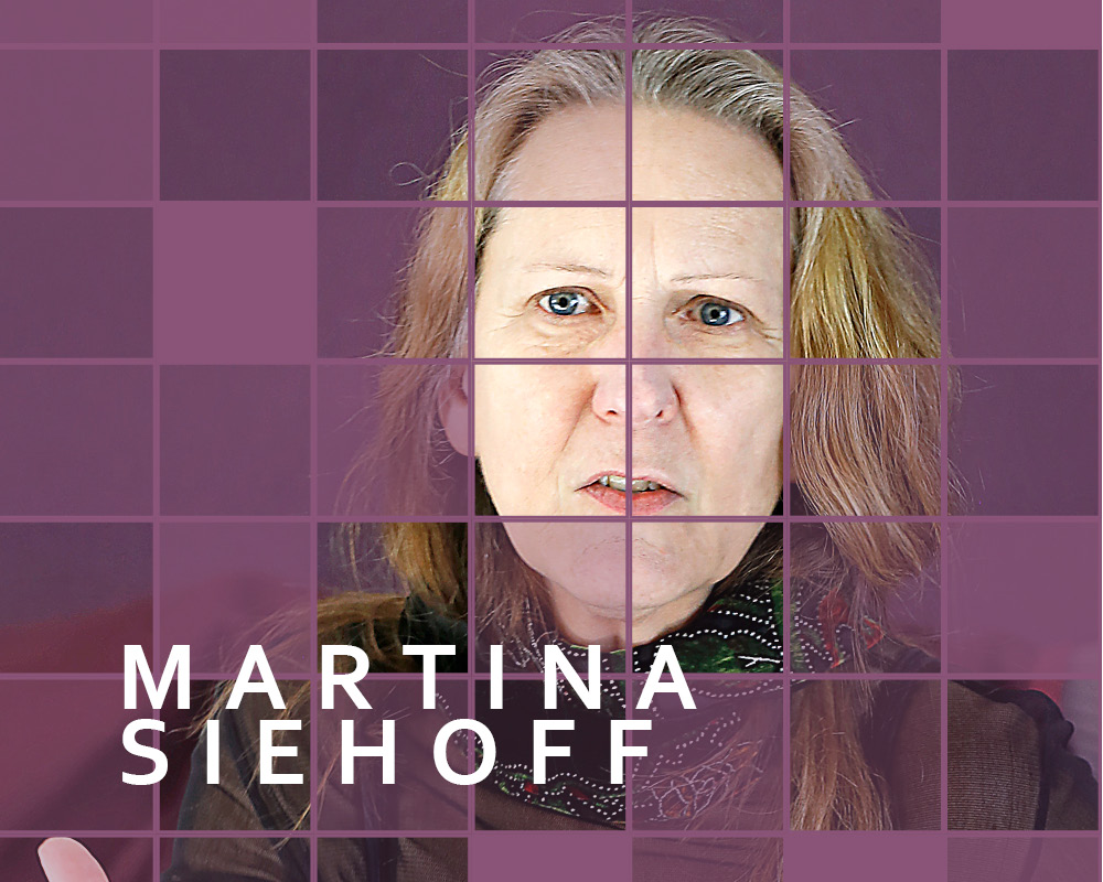 Ausschnitt der Ausstellung mit Martina Siehoff