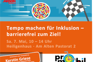 Tempo machen für Inklusion - barrierefrei zum Ziel!