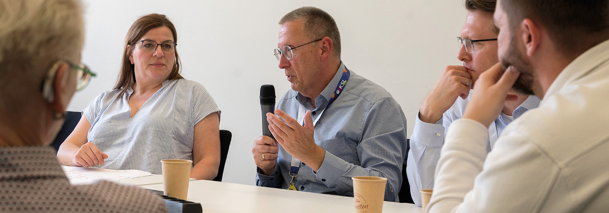 Blick in die Diskussion mit Jens Albrecht