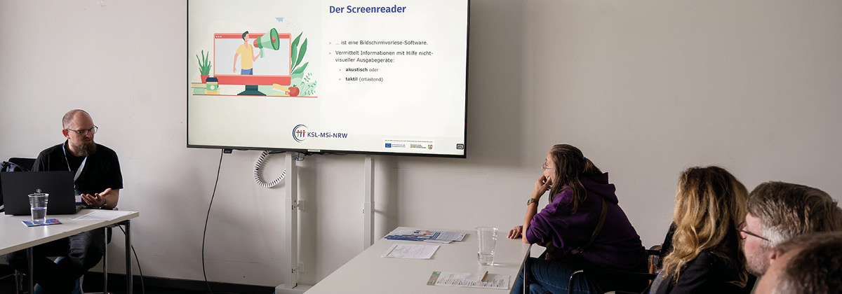 Bild vom Vortrag der Sensi-Pro-Schulung