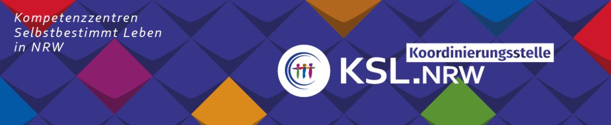 Logo der Koordnierungsstelle auf Facetten der KSL.NRW