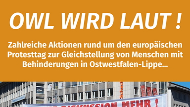 OWL wird laut ! Bild von einer Demo