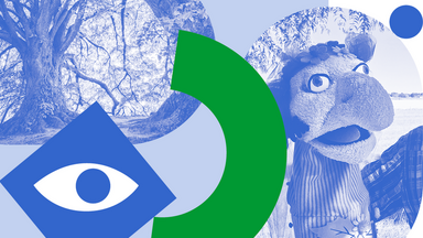 Alter Baum und Puppe "Waldgeist"